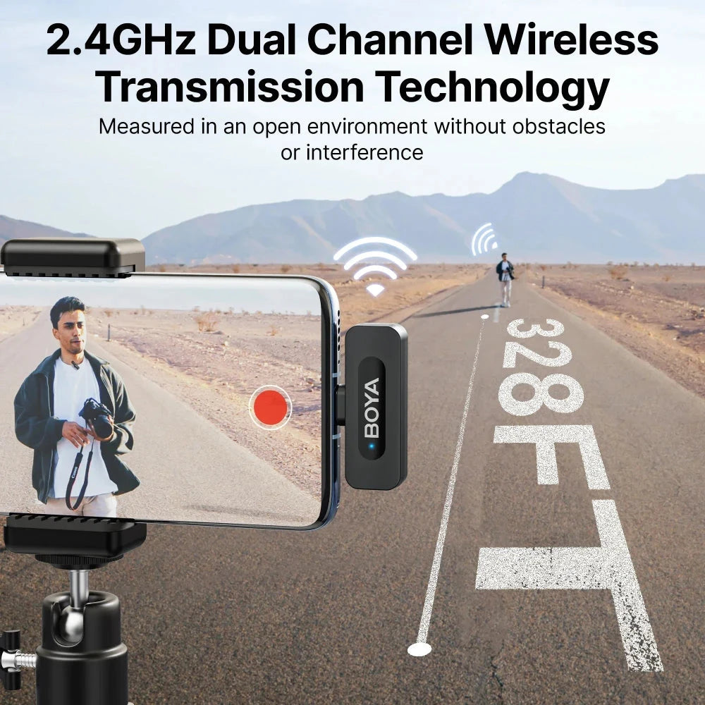 BY-V3 Wireless Lavalier Microphone