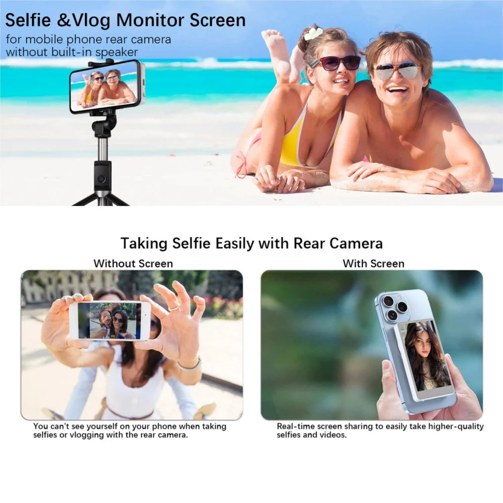 Magnetic Selfie Monitor Screen