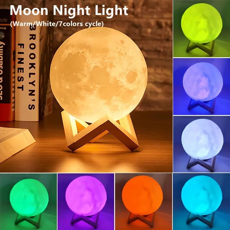 LED Moon Galaxy Lamp