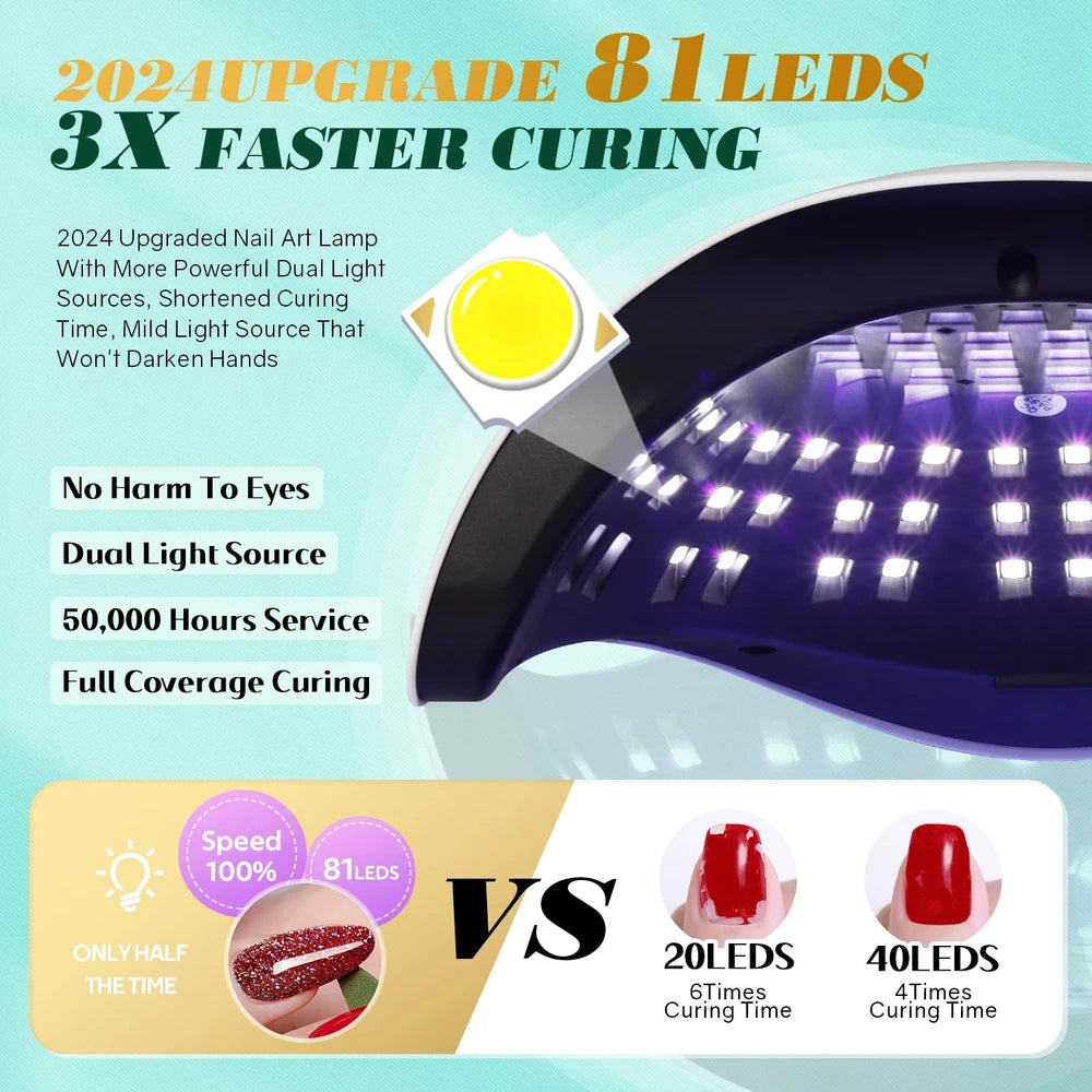 380W UV LED Nail Lamp