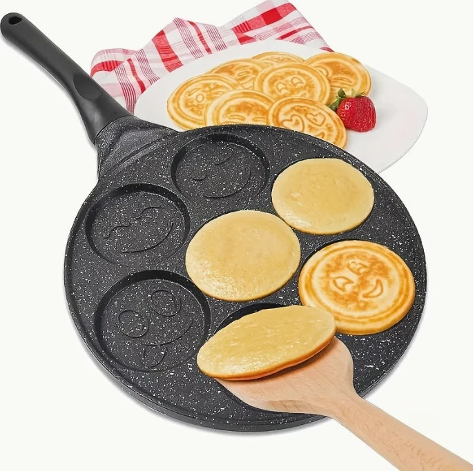 Non-Stick Pancake Pan with Face Mold