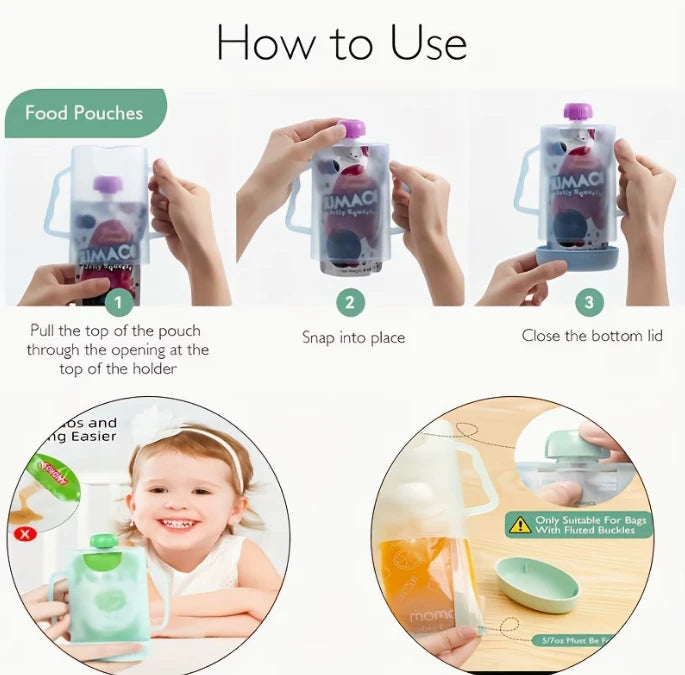 Baby Food Pouch Holder