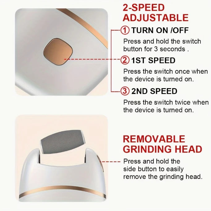 Rechargeable Electric Foot Scrubber