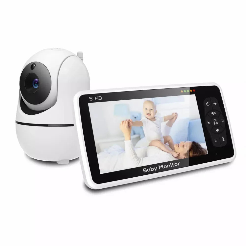 New 5 inch Video Baby Monitor with Camera and Audio