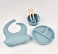 5pcs Toddler Silicone Dinnerware Set