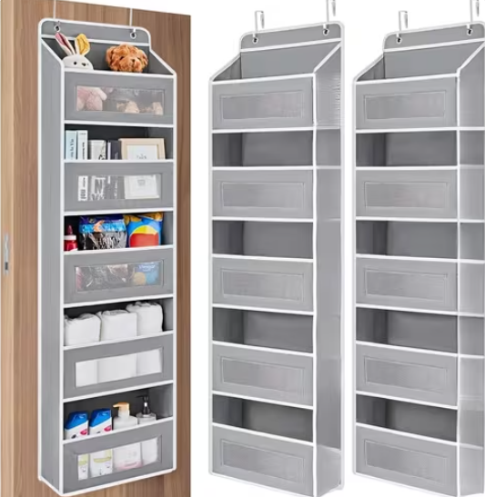 5-Tier Over-The-Door Hanging Storage Rack
