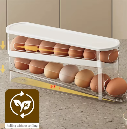 Rolling Egg Holder Dispenser