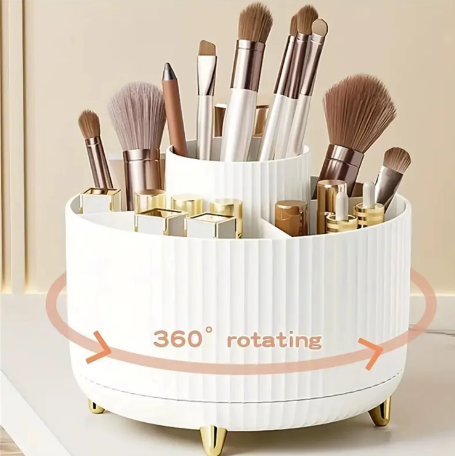 360° Rotating Makeup Organizer