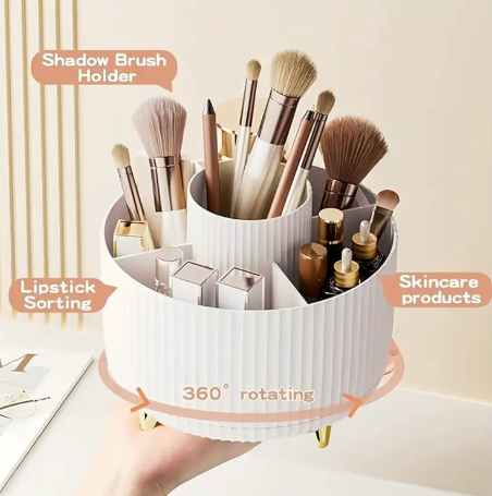 360° Rotating Makeup Organizer