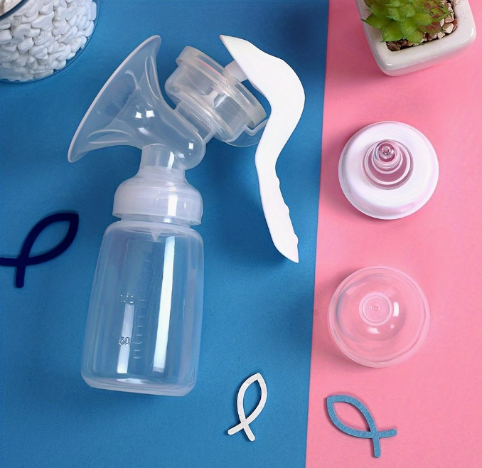 Manual Breast Pump with 150ml Feeding Bottle