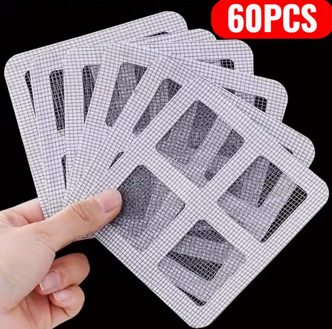60pc Hair Trap Drain Stickers