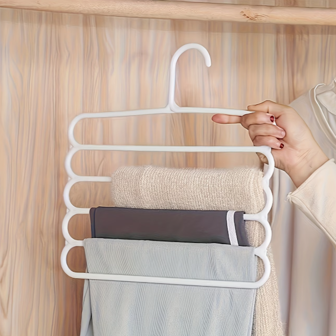 2pcs Multifunctional 5-Layer Hangers