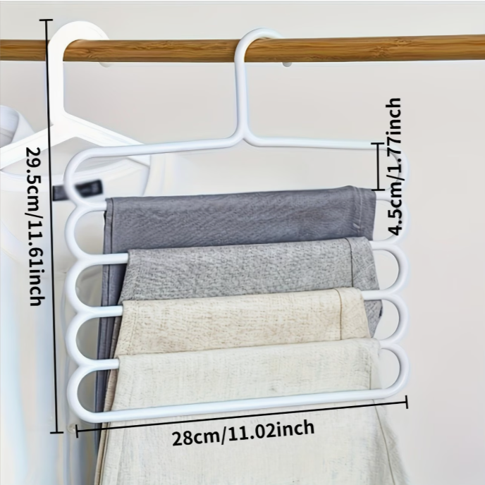 2pcs Multifunctional 5-Layer Hangers