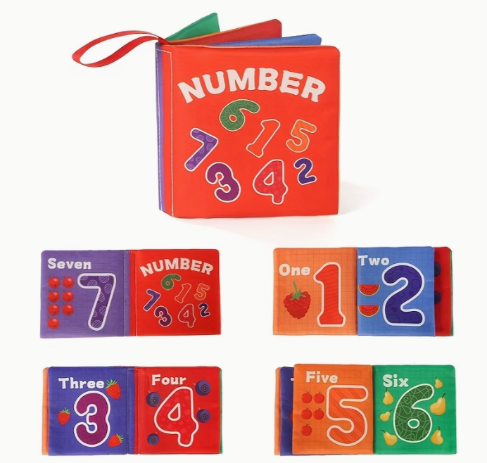 Four-Page Visual-Themed Early Learning Cloth Book