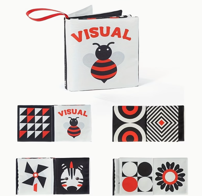 Four-Page Visual-Themed Early Learning Cloth Book
