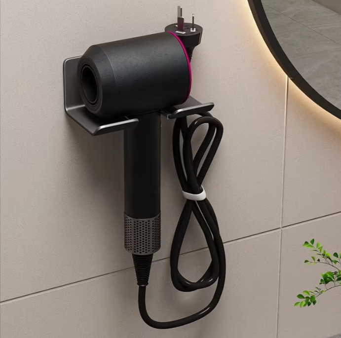 Adhesive Hair Dryer Holder