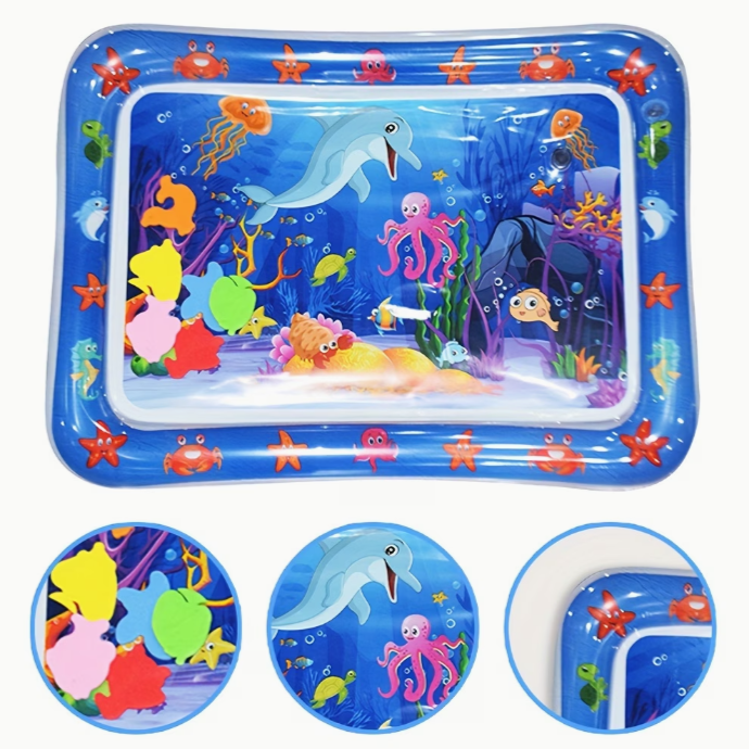Inflatable water mat