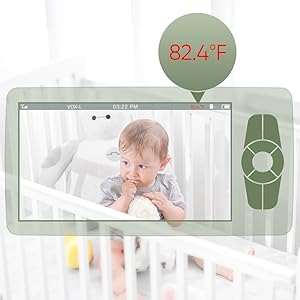 New 5 inch Video Baby Monitor with Camera and Audio