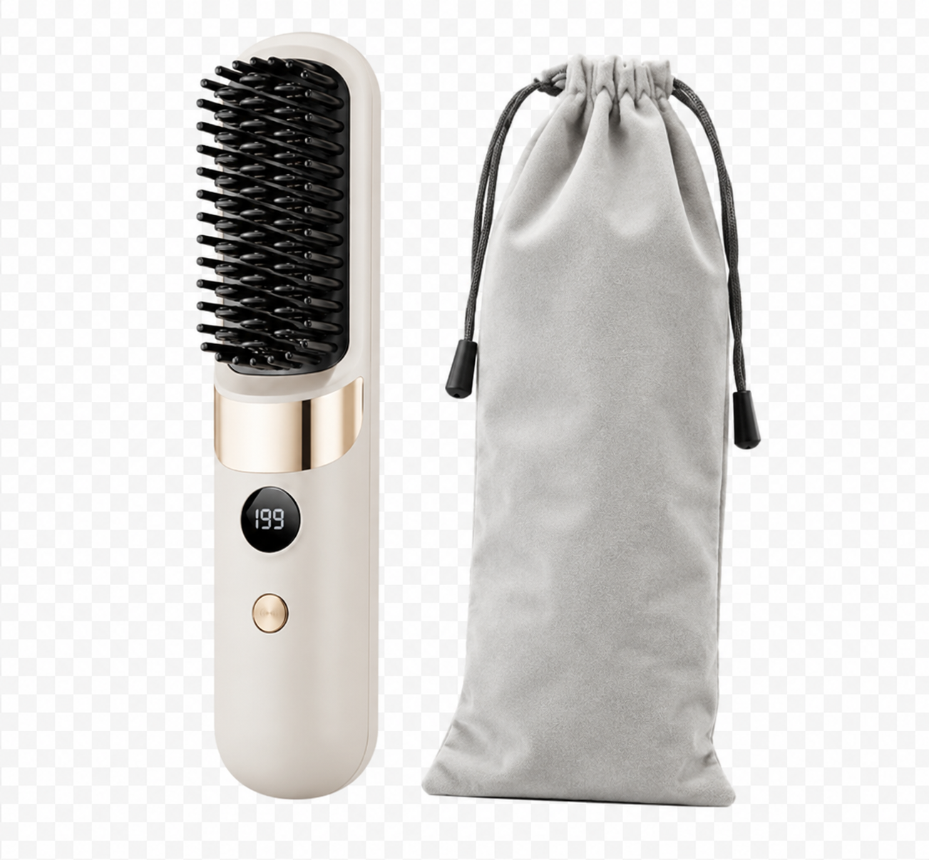 Wireless Hair Straightening Brush